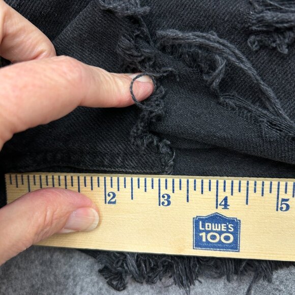 Free People We The Free Now or Never Denim Shorts Women's Size 25 Button Fly - Picture 9 of 10